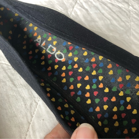 Aldo black canvas shoes - Picture 8 of 9